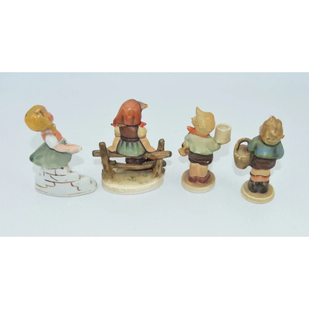 VINTAGE 3-HUMMEL GOEBEL W. GERMANY COLLECTIBLE FIGURINE 1-MARKED JAPAN 4pc LOT